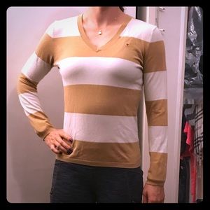 Tommy Hilfiger striped v-neck sweater